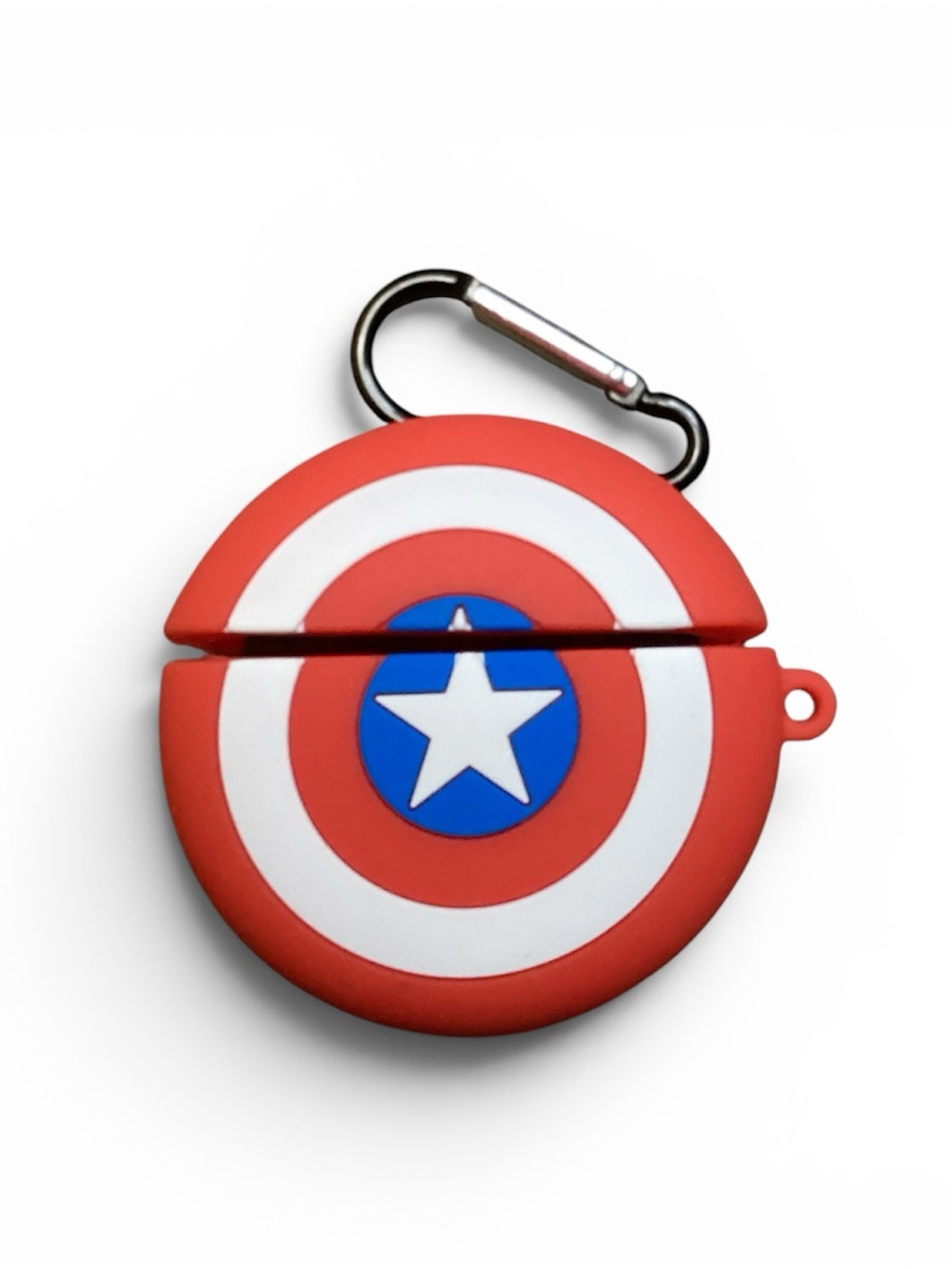 Captain Shield Silicone Earbud Case with Carabiner - Air pods pro & pro2